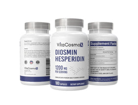 VitaCosmoX capsules with clear label of ingredients