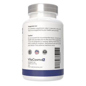 VitaCosmoX Diosmin Hesperidin 240 capsules side view