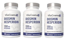 VitaCosmoX Diosmine Hespéridine 1200 mg 180 capsules vue avant
