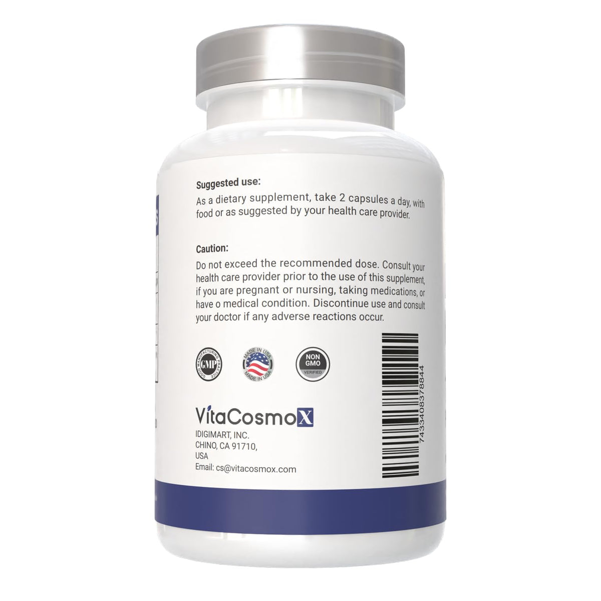 VitaCosmoX Diosmine Hespéridine 1200 mg capsules sur une table