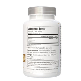 VitaCosmoX Gélules de Mastic 1000 mg, étiquette des ingrédients