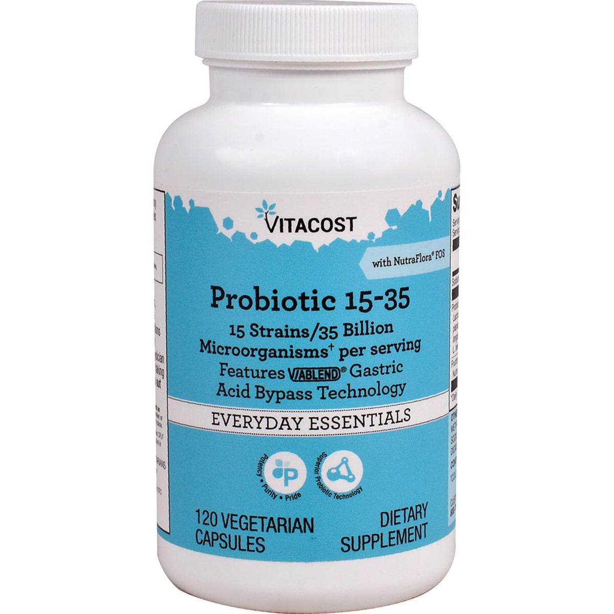 Vitacost Probiotiques 15-35 120 capsules végétariennes