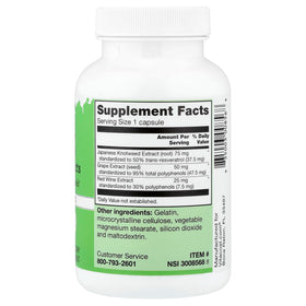 Vitacost Resveratrol 240 gélules emballage et dimensions