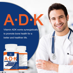 VITACRLLYNMN Complément Alimentaire ADK 20000 UI 60 Capsules sur une table