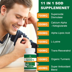VITACRLLYNMN complément antioxydant 700mg avec ingrédients principaux en arrière-plan