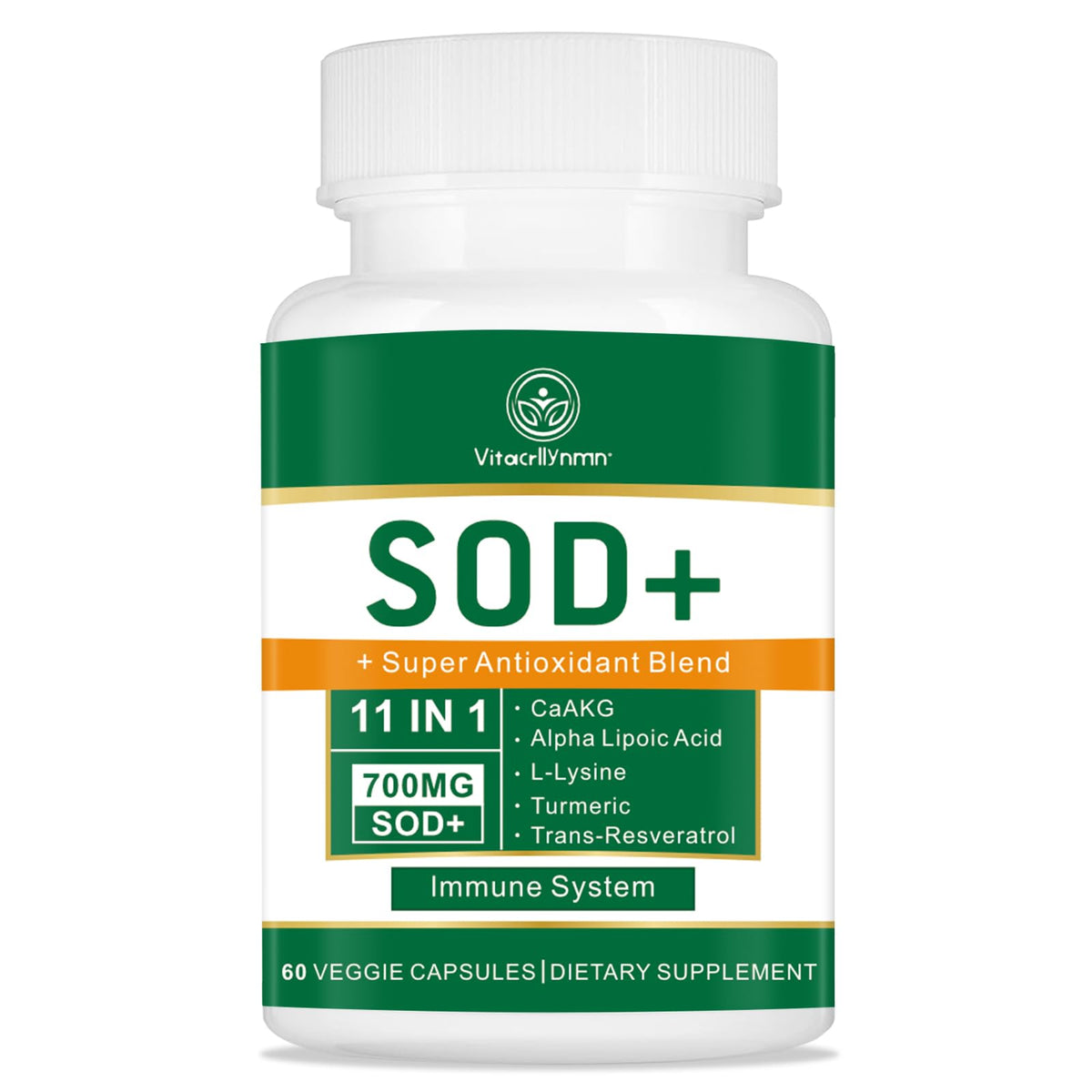 VITACRLLYNMN complément antioxydant 700mg vue avant de l'emballage