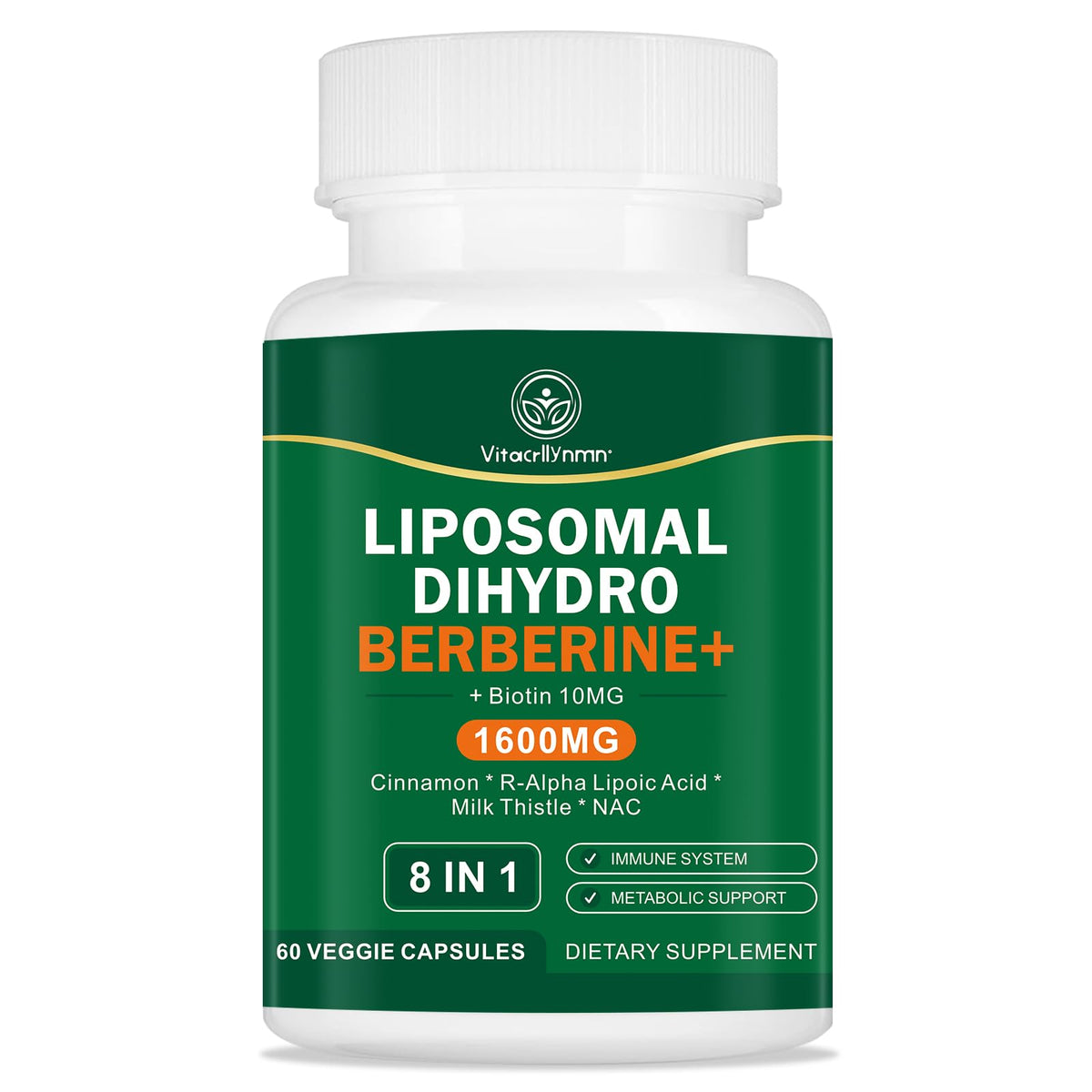 VITACRLLYNMN complément Dihydroberbérine 1600MG boîte avant