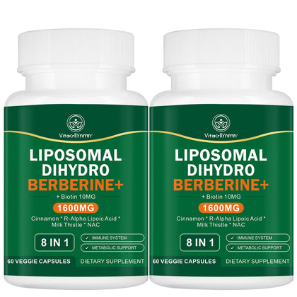VITACRLLYNMN Dihydroberberine 1600MG 120 capsules face