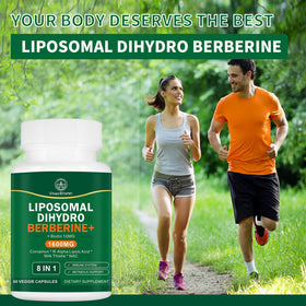 VITACRLLYNMN Dihydroberbérine 1600MG capsules sur table