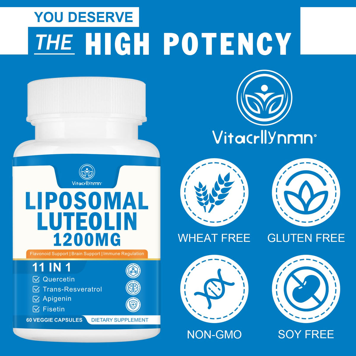 VITACRLLYNMN Luthéoline 1200mg capsules ouvertes