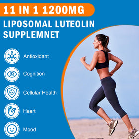 VITACRLLYNMN Luthéoline 1200mg capsules sur fond blanc