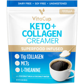 VitaCup Crème à Café Keto Collagène Saveur Vanille avant vue