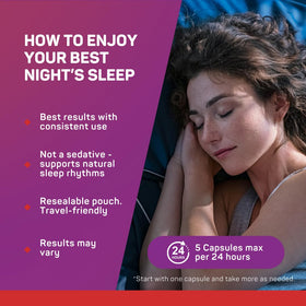 VitaDreamz Gummies de Sommeil avec un fond de nuit étoilée