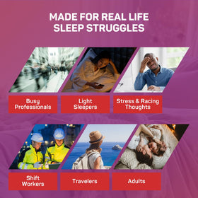 VitaDreamz Gummies de Sommeil montrant les ingrédients sur l'emballage