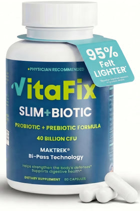VitaFix Slimbiotic Probiotique 60 capsules vue de face
