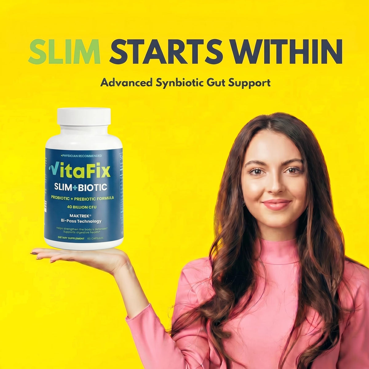 VitaFix Slimbiotic Probiotique étiquette et informations