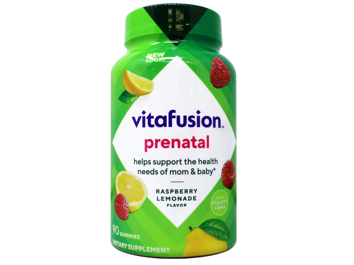 Vitafusion Vitamines Gummy Prénatales 90 Gummies vue de face