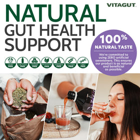 VITAGUT Probiotiques Liquides 3-en-1 avec herbes fermentées