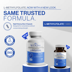 VITAJAX L-Méthylfolate 7,5 mg gélules vue de dos