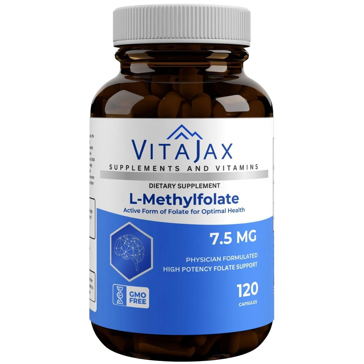 VITAJAX L-Méthylfolate 7,5 mg gélules vue de face