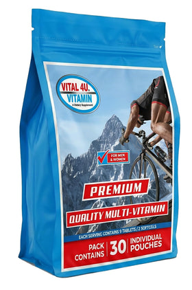 VITAL 4U Packs de Multivitamines Quotidiennes - vue avant