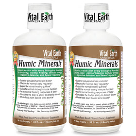 Vital Earth Minerals Complément Alimentaire Minéraux Humique 2-Pack 32 Oz
