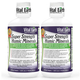 Vital Earth Minerals Super Strength Humic Minerals 32 Oz front view