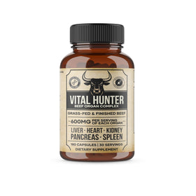 Vital Hunter Complément Alimentaire Organes de Boeuf 180 Capsules vue de face