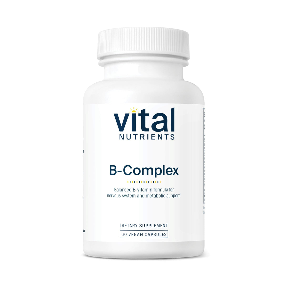 Vital Nutrients B-Complex 60 capsules vue avant