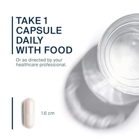 Vital Nutrients B12 & Folate Méthylé 100 capsules sur fond blanc