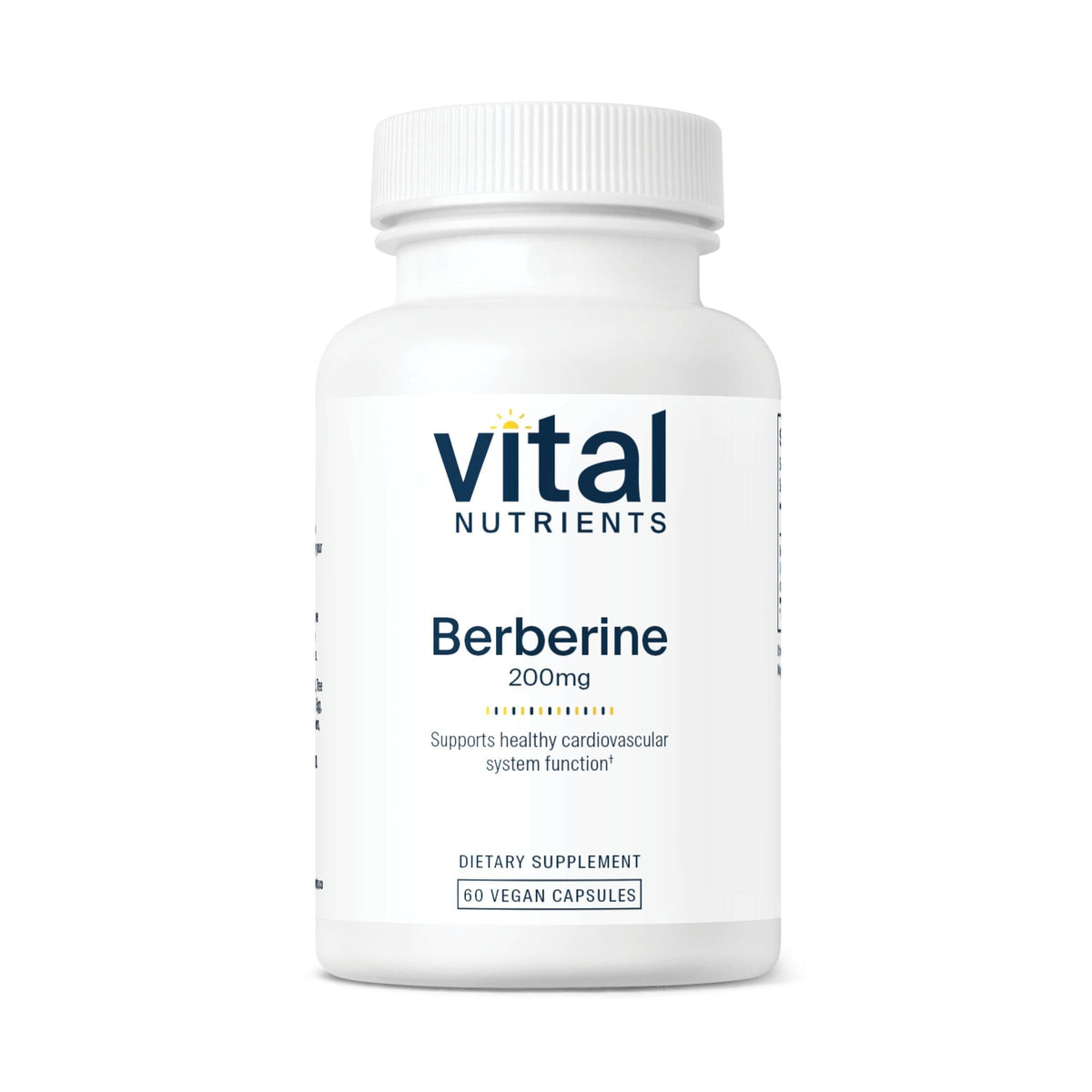 Vital Nutrients Berberine 200 mg capsules vegan, boîte de 60 capsules