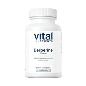 Vital Nutrients Berberine 200 mg capsules vegan, boîte de 60 capsules