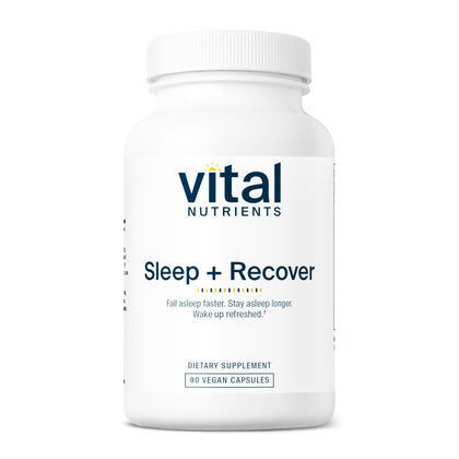 Vital Nutrients Complément Alimentaire Sommeil + Récupération 90 Capsules vue avant