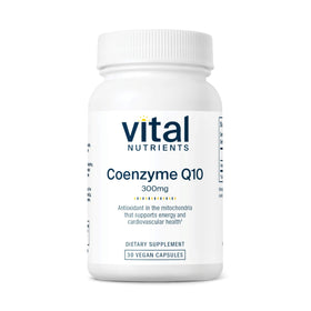 Vital Nutrients CoQ10 300mg 30 capsules, vue de face