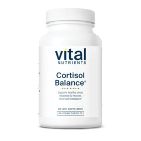 Vital Nutrients Cortisol Balance 90 capsules vegan - vue de l'emballage