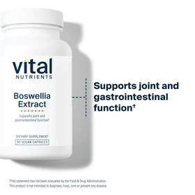Vital Nutrients Extrait de Boswellia 400mg avec des ingrédients naturels