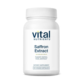 Vital Nutrients Extrait de Safran 60 capsules vue avant