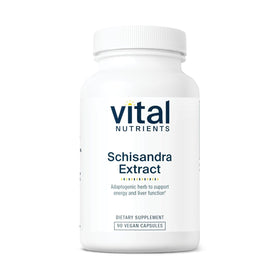 Vital Nutrients Extrait de Schisandra 90 Capsules Végétariennes vue de face