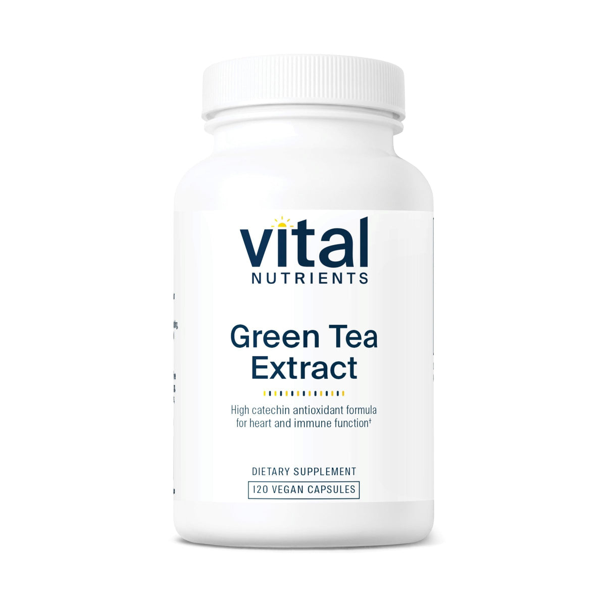 Vital Nutrients Extrait de Thé Vert 550mg Capsules vue de face