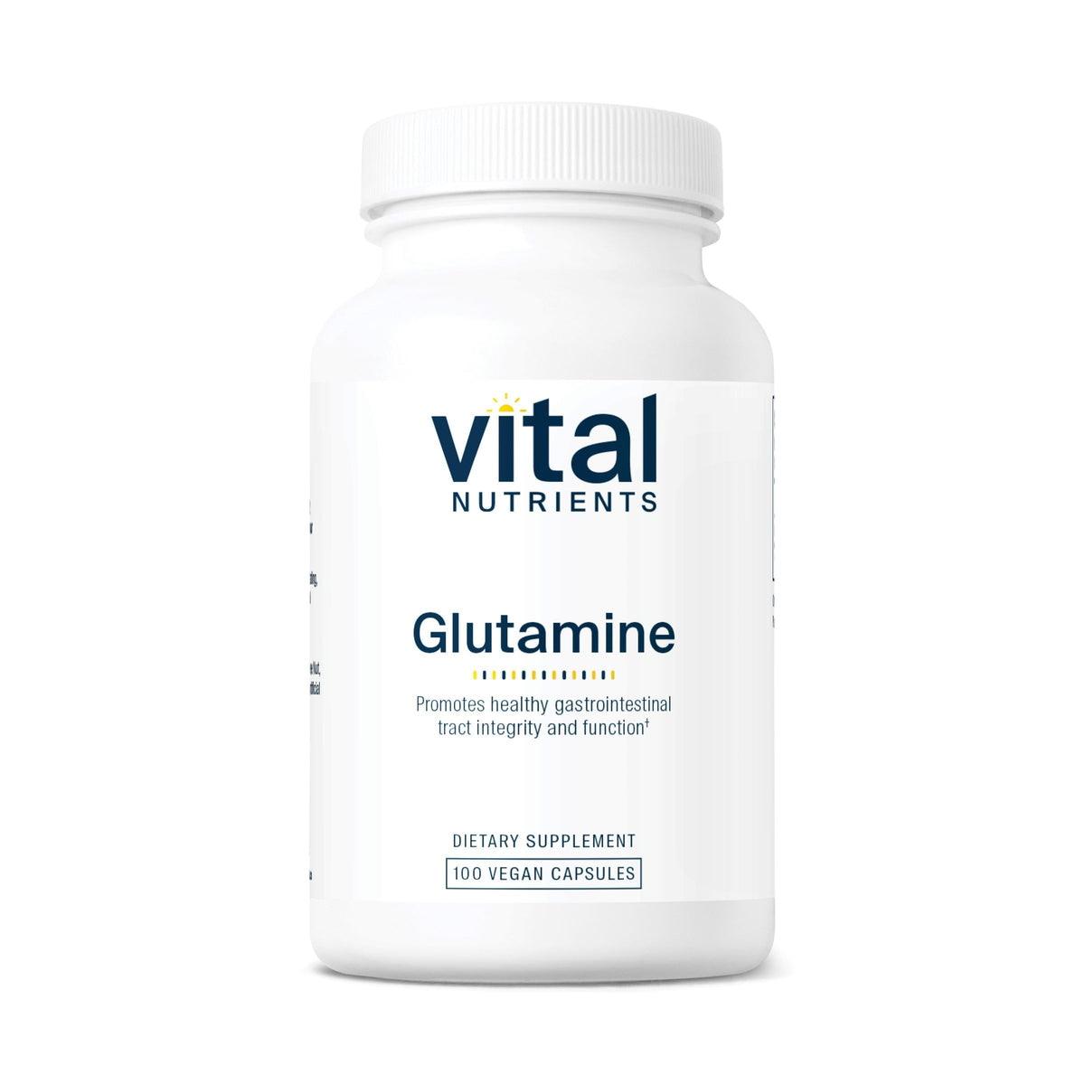 Vital Nutrients Glutamine 90 capsules vue de face