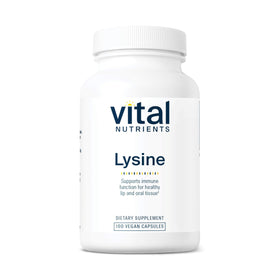 Vital Nutrients L-Lysine 500mg 100 capsules vue avant