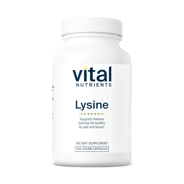 Vital Nutrients L-Lysine 500mg 100 capsules vue avant