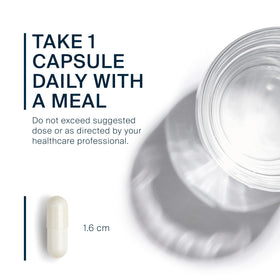 Vital Nutrients Lithium Orotate 5mg, vue latérale des capsules