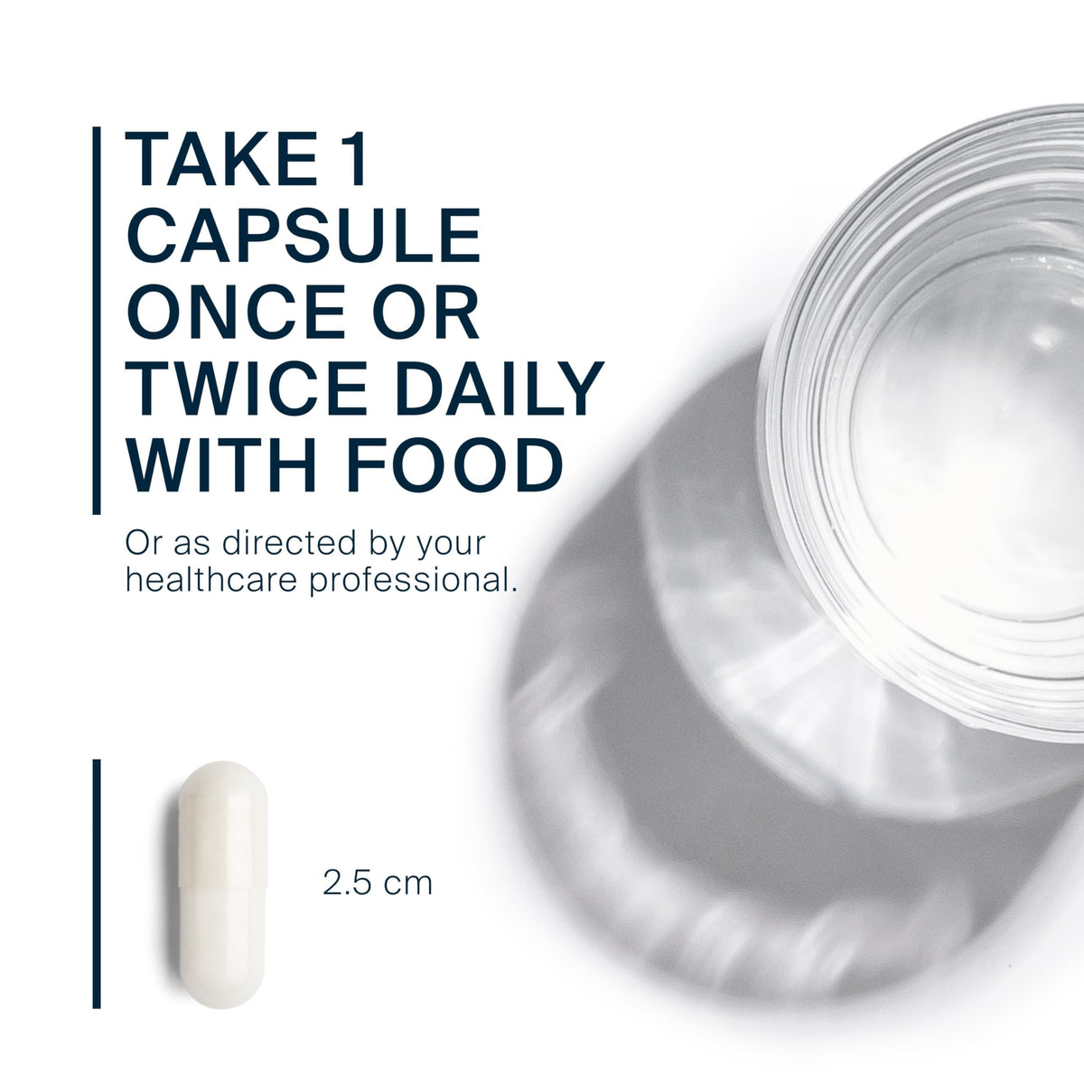 Vital Nutrients NAC 600mg capsules sur fond blanc