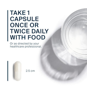 Vital Nutrients NAC 600mg capsules sur fond blanc