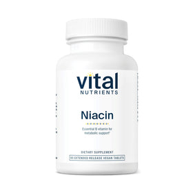 Vital Nutrients Niacine 500mg comprimés de 90, vue avant