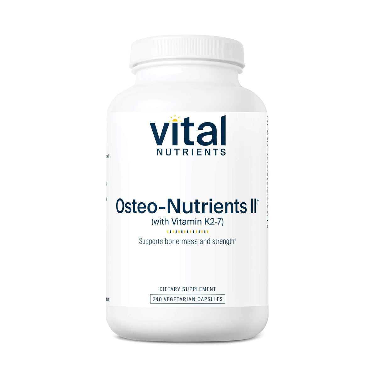 Vital Nutrients Ostéo-Nutriments 240 capsules vue de face