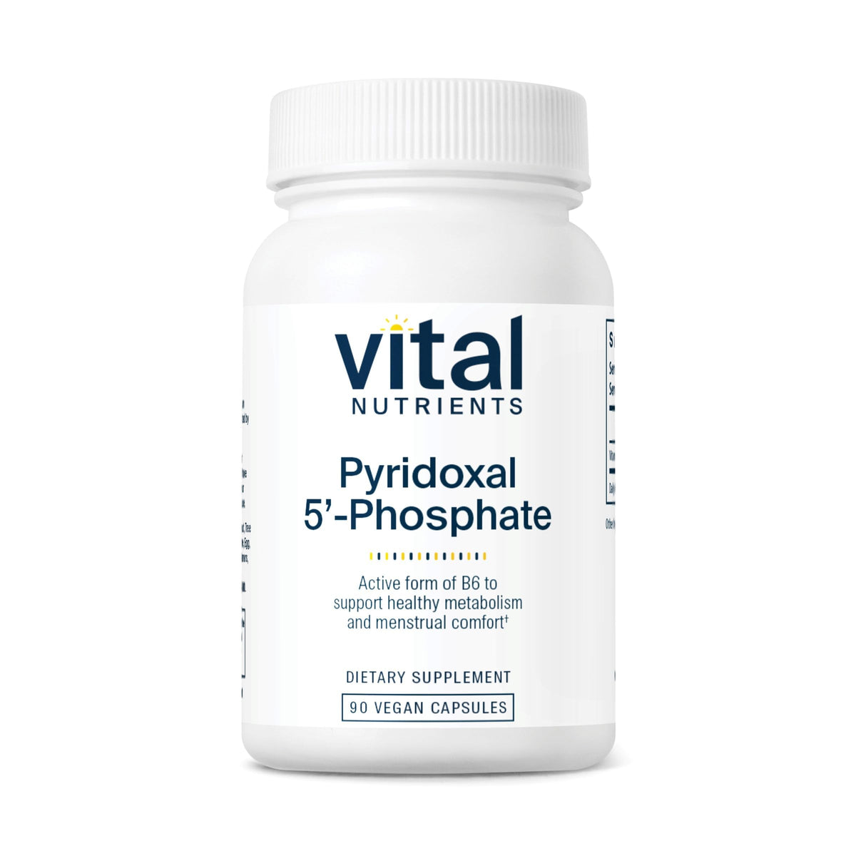 Vital Nutrients Pyridoxal-5 Phosphate 90 capsules vue avant