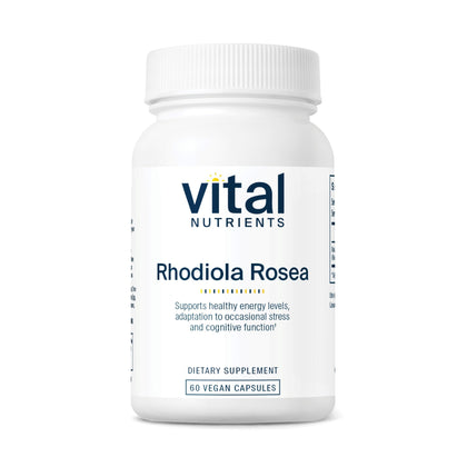 Vital Nutrients Rhodiola Rosea 60 capsules vue de face