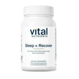 Vital Nutrients Sommeil + Récupération 30 Capsules vue avant